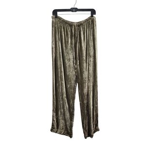 Allen Allen USA Vintage Women's Elastic Waist Velvet Pants Size Small